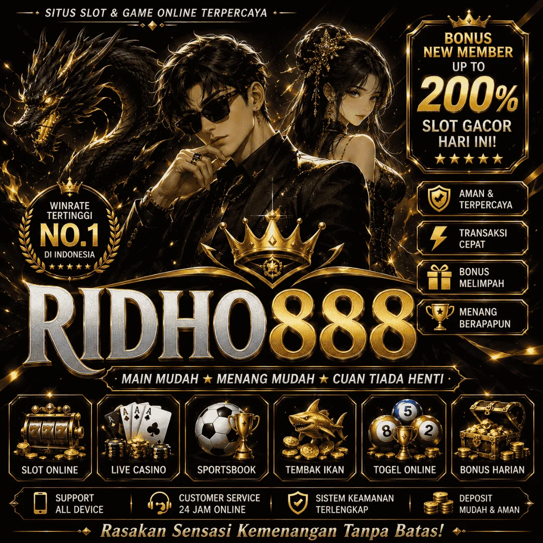 RIDHO888 Banner